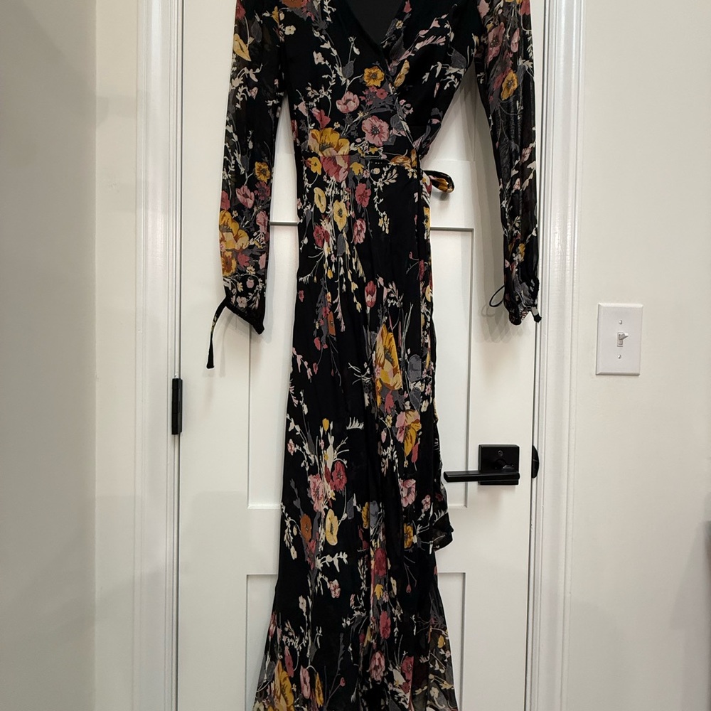 Floral Wrap Dress